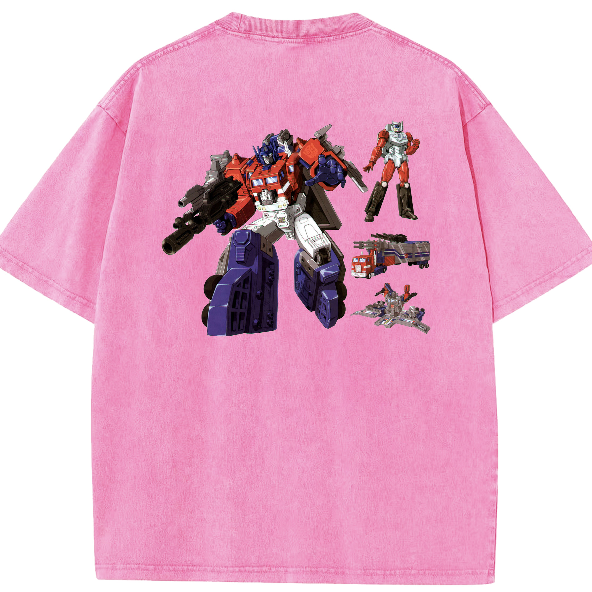 （画像用）  綿100% ヴィンテージ風 半袖Tシャツ（背面プリント）